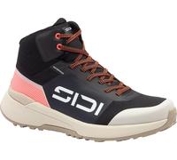 Sidi Fluxx Mid scarpe da moto impermeabili, nero/sabbia, Taglia 41