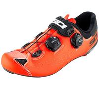 SIDI Genius 10, Scape ciclismo, Nero Rosso Fluo, 47 EU