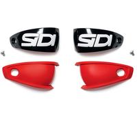 Sidi Mag-1 Asymmetric Coppa del tallio, nero/rosso, Taglia unica