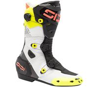 Sidi Mag-2 Air Stivali da moto, nero/bianco/neon, Taglia 40