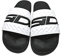 Sidi Pool Slide Pantofole, Bianco/nero, Taglia 38