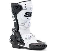 Sidi Rex Air Stivali da moto, nero-bianco, taglia 47 per maschi