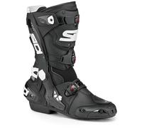 Sidi Rex Stivali da moto, nero-bianco, taglia 39 per maschi