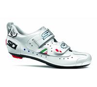 Sidi T2 CC, Scarpe da Ciclista Donna, Bianco Lucido, 42 EU