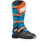 Sidi X-Power Enduro Stivali da motocross, verde-blu-bronzo, taglia 45 per maschi