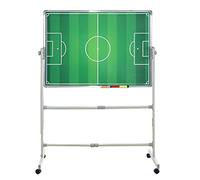 SIDID Lavagna Tattica Calcio Magnetica Grande con Cavalletto Professionale Lavagna per Allenatori di Calcio con Magneti Grande Magnetica con Ruote, per Allenamento