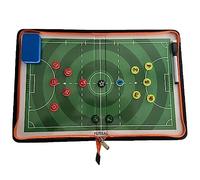 SIDID Professionale Kit Allenatore Calcio a 5 Portatile Lavagna Magnetica Calcio Futsal Cartellina Tattica Magnetica Pieghevole, con Pennarelli for Giocatori e Penna
