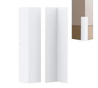Siding Corner Protector | 2 pezzi 3,4 x 3,4 x 15,8 pollici Versatile Smooth 90 Degree Angle Whacking Protection | Comprehensive Corner Wall Panels Trim | For Home House Outdoor Residential Commercial