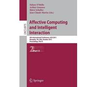 Sidney D´Mello Jean-Claude Martin Art Affective Computing and (Tascabile)