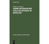 Sidney Greenbaum Verb-Intensifier Collocations in English (Copertina rigida)