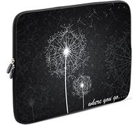 SIDORENKO 11-11.6 Pollici Manicotto per Laptop - Borsa per Laptop in Neoprene Compatibile con MacBook/Chromebook, 42 Disegni tra Cui Scegliere, Nero