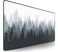 Sidorenko Tappetino per mouse da gioco XXL - Tappetino per mouse grande 900 x 400 mm - antiscivolo per ufficio - Desk Mat con bordi senza frange - Precisione e durevole