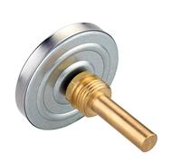 siduytin 0-120 ° C Tubo dell'Acqua Calda termometro per Acqua Calda Rimovibile Leggero Professionale Pratico quadrante da 63 mm indicatore di Temperatura Serbatoio dell'olio