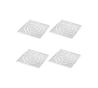 siduytin 4x licone Piedini per mobili Protezioni antiscivolo per pavimenti per scrivania, letto, divano Diametro rotondo 6 cm, Piazza, 6x6 cm