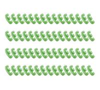 siduytin 60 Pezzi, Morsetto piegatore per Piante, per Una Pressione Extra Forte, Adatto per steli Che cambiano Il Loro, Verde, 60 Pezzi