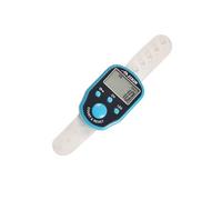 siduytin Anello elettronico per Piscina per Anello da Dito Comodo Mini Timer Contatore di recitazione a LED a Risparmio energetico, Cielo Blu