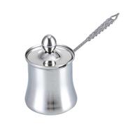 siduytin Caffettiera turca facile da pulire con manico lungo, per preparare latte, tè, caffè e salse senza sforzo, può anche far bollire il latte. Caffettiera turca con manico lungo, 280 ml