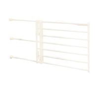 siduytin Cancelletto scalabile per Cani da scavalcare, cancelletto Retrattile, Porta per carichi Pesanti, Scale per Bambini, Isolamento per Animali Domestici (Bianco), Altezza 24 cm