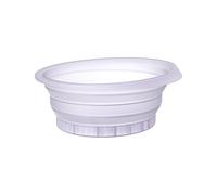 siduytin Ciotola per il bagno di ghiaccio in silicone per il viso Modulo per la produzione di ghiaccio integrato Portatile per viaggi all'aperto ABS Bagno di ghiaccio per il viso Pieghevole, Viola