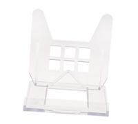 siduytin Espositore in acrilico, espositore da tavolo, espositori, premi vincenti, libri di cucina, cornici per foto, oggetti d'arte, cavalletto, libro di cucina, Chiaro, L