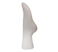 siduytin Espositore per calze di medie dimensioni, supporto per espositore per la vendita di scarpe, calzini e accessori. Modello piede finto, fornito a chi vende scarpe, Bianco, 21 cm