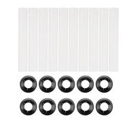 siduytin Guarnizioni per alberi a rulli di facile installazione, manicotti per cerniere di porte da garage, manicotti per rulli silenziosi con cuscinetti ad alto carico per attività manutenzione,