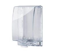 siduytin Pannello Frontale della Presa dell'interruttore a Parete, Scatola di Copertura della Presa elettrica per Bagno, Cucina, miglioramento casa, Pannello Frontale, Trasparente, 164x109x70MM