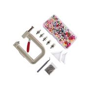 siduytin Perle durevoli, perline, chiodi, rivetti, borchie, strumenti per realizzare cappelli creativi, gonne, vestiti, accessori, perle fatte a mano, perline, rivetti, fissaggio