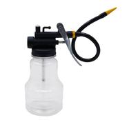 siduytin Pompa manuale ad pressione per oliatore, flacone trasparente da 250 ml, per domestico o professionale, resistente alle cadute e all'abrasione. Lubrificazione con oliatore per