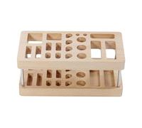 siduytin Supporto per utensili artigianali in legno per foratura, robusto organizer, adatto per utensili di varie dimensioni a casa o in officina. Supporto per artigianali legno per foratura,