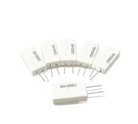SIDYEUHB 2 pezzi resistenza verticale cemento 20W 5R 5.1 5.6 6R 6.8 7.5 8R 8.2 10 12 15 18 20 22 25 27 30 33 39 47 50 51 56 68 75 82 10 10 0 Ohm. 0R)