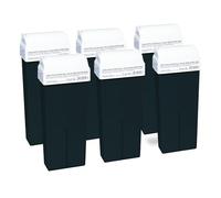 SIE-DEPIL Ceretta Rullo Blu - Cera Depilatoria, Ricarica 6 x 100ml, Universale, Ricariche A Rullo, Azulene