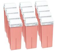 SIE-DEPIL Ceretta Rullo Rosa - Cera Depilatoria, Ricarica 12 x 100ml - Universale, Ricariche A Rullo