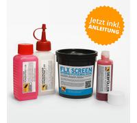 Siebchemie-Set: Emulsione, Entfetter, Entschichter, Strati U.Manuale