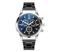 Sieco5 Orologio da uomo casual con quadrante al quarzo in acciaio inossidabile, B, misura unica