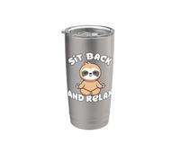 Siediti E Rilassati Bradipo Sit Back And Relax Bicchiere termico in acciaio inox doppia parete