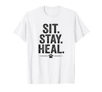 Siediti, resta, guarisci, stile vintage di Pet Therapy. Maglietta