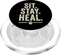 Siediti, resta, guarisci, stile vintage di Pet Therapy. PopSockets PopGrip per MagSafe