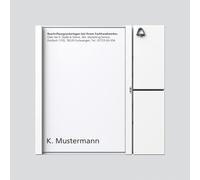 Siedle, 2544200, Modulo tasti 1 pulsante 1 con N-sistema TM 612-1 W, bianco