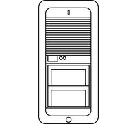 Siedle Persiane per altoparlante porta modulo 112096