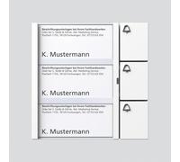 Siedle&söhne, furtwangen - Siedle btm 650 035 736 - tasti di chiamata del modulo 3