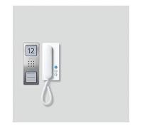 Siedle 1352454 Siedle SET CA 812-1 E/W Acciaio inossidabile, Bianco 210008738-00