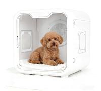 SIEEOUR Asciugatore Per Animali Di Grande Capacità, Box Asciugatore Automatico Per Gatti, Box A-sciugatore Per Animali Sicuro A Basso Rumore,Portatile Per Gatti E Cani Di Piccola Taglia