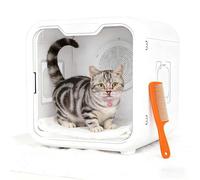 SIEEOUR Asciugatore Per Gatti, Box Asciugatore Per Animali Domestici, Box A-sciugatore Portatile Ultra Silenzioso A Basso Rumore Con Controllo Temperatura Intelligente,Per Gatti E Cani