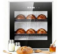 SIEEOUR Capacità Proofeur Della Pasta Commerciale, Armadio Di Proofing Del Pane In Acciaio Inossidabile Con Controllo Della Temperatura E Umidità Regolabili, Scatola Di Fermentazione Elettrica