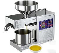 SIEEOUR Estrattore Olio 820w, Macchina Per Olio Automatica In Acciaio Inossidabile, Pressa A Freddo E Caldo, Per Oli Alimentari Sani Fatti In Casa, Uso Domestico E Professionale