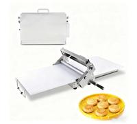 SIEEOUR Laminatore Per Croissant, Macchina Per Stendere La Pasta Da Tavolo Compatta In Acciaio Inossidabile 304 Rullo Manuale,Macchina Per Pasta,Per Cucine Domestiche E Piccoli Panifici(Type300)