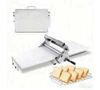 SIEEOUR Laminatore Per Croissant,Macchina Per Stendere La Pasta Manuale Di Grado Professionale,Costruzione In Acciaio Inossidabile 304 Pesante,Progettata Per Panifici E Pizzerie Commerciali(Type300)