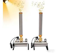 SIEEOUR Lanciatore Di Coriandoli Portatile 150w Professionale, 2 Pezzi Macchina Elettrica Con Telecomando Senza Fili, Angolo Regolabile Per Rivelazioni Genere E Grandi Spettacoli