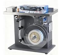 SIEEOUR Macchina Etichettatrice Semi-Automatica Angolo Retto, con Applicatore Etichette Angolo 90° Controllo Plc,Schermo Tattile, Precisione ±0.5mm,15-30 Pezzi/Min, per Imballaggio Cosmetico